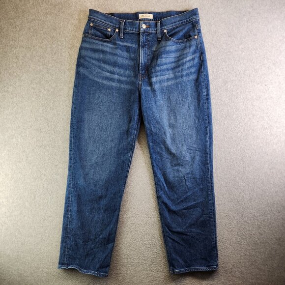 Madewell Jeans Womens 32 Blue The Perfect Vintage Straight Mayfield Wash - Picture 16 of 16